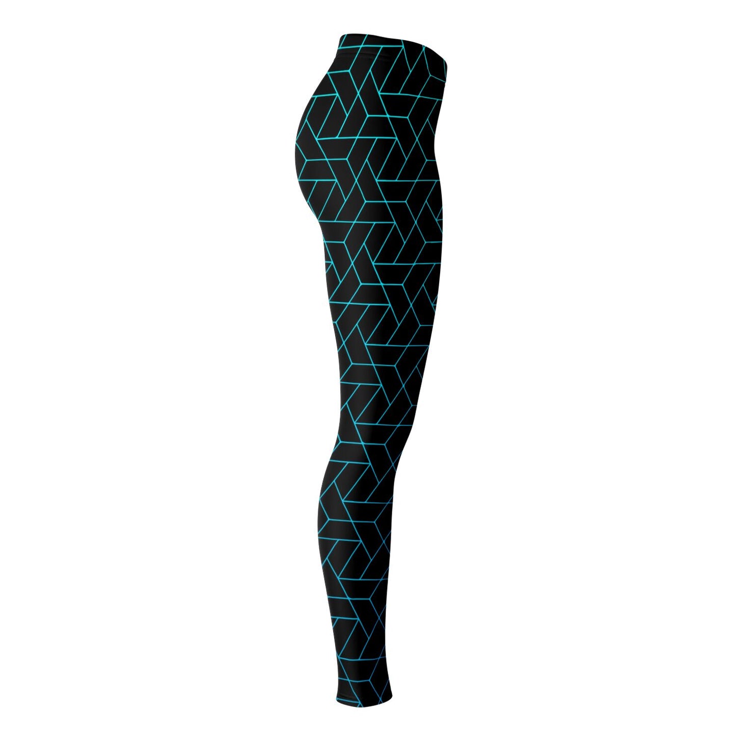 DISOBEY Festival Leggings - CYBERBLACK TEAL