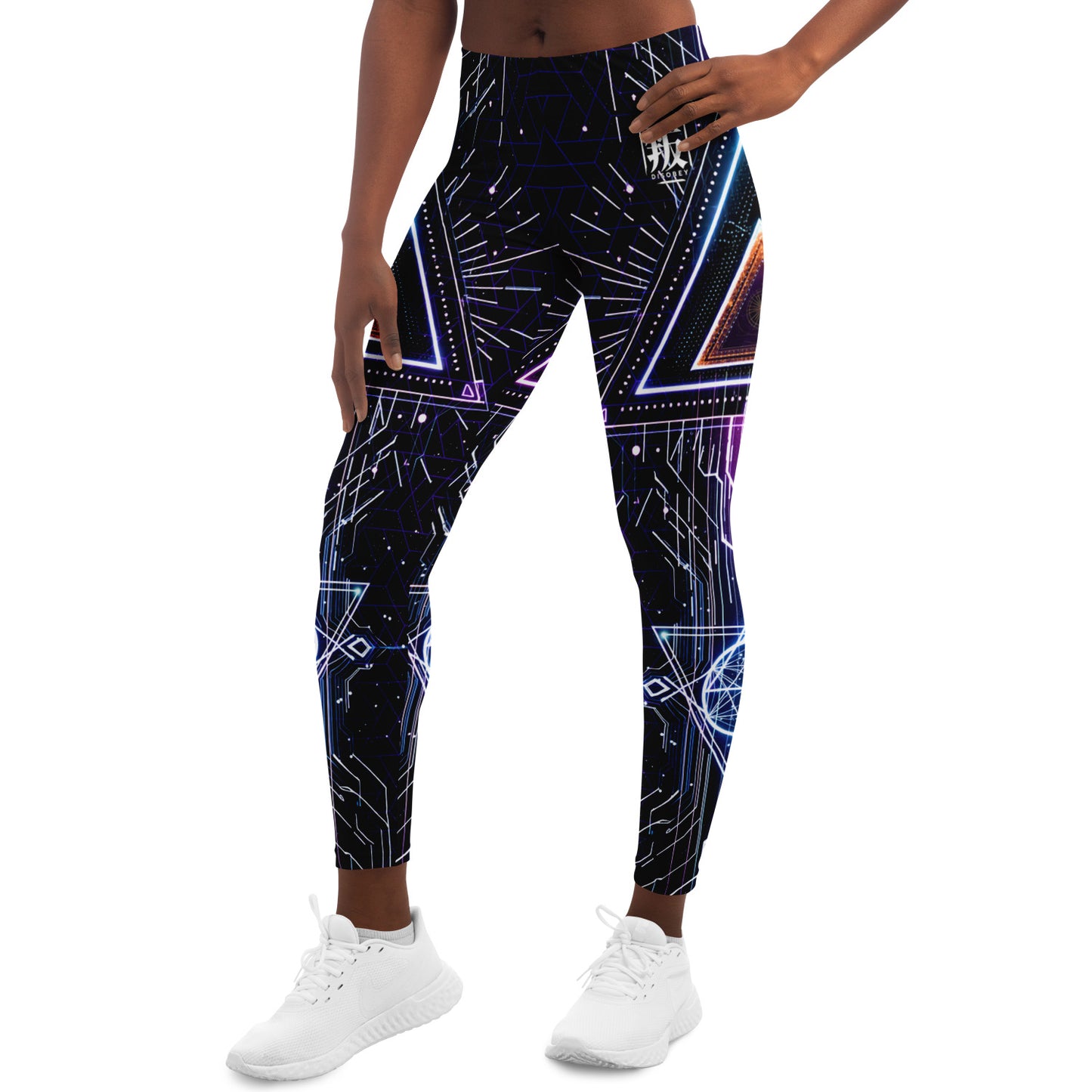 DISOBEY Festival Leggings - CYBERBLACK