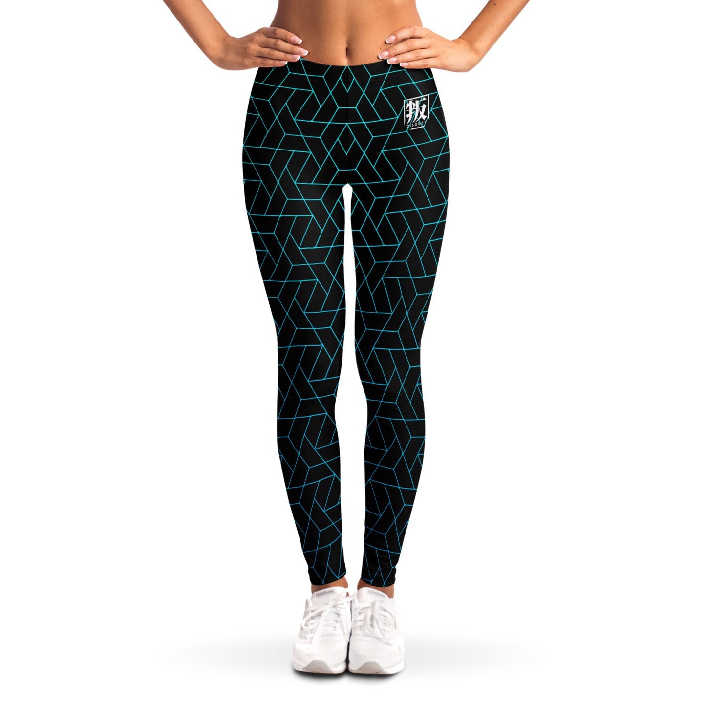 DISOBEY Festival Leggings - CYBERBLACK TEAL