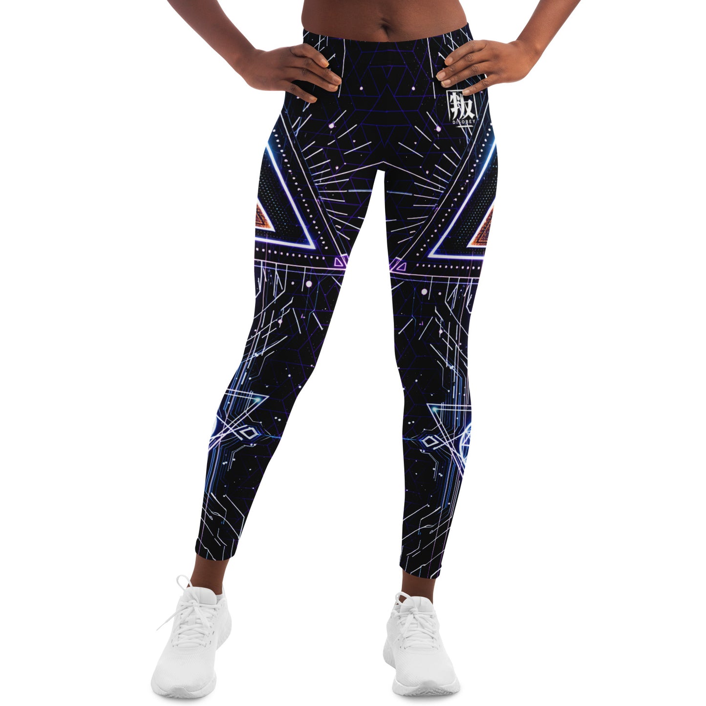 DISOBEY Festival Leggings - CYBERBLACK