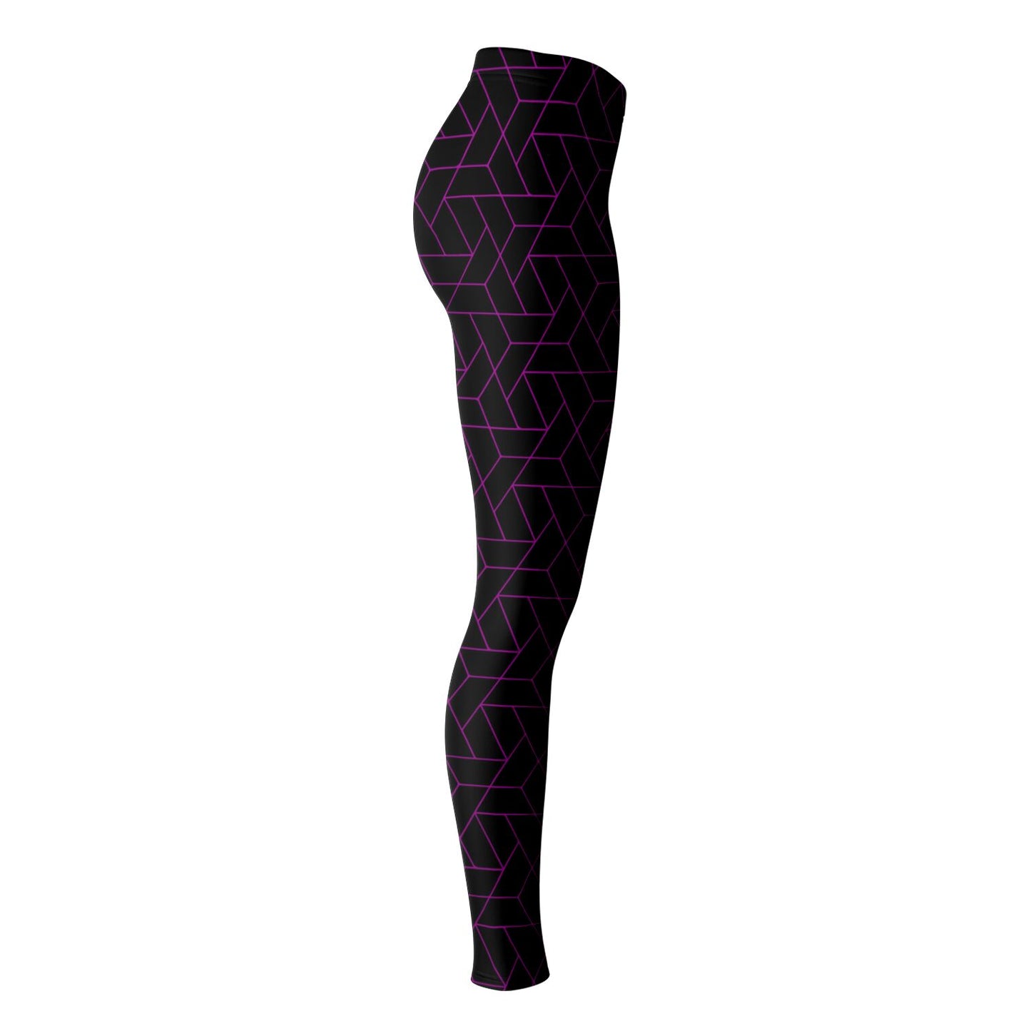 DISOBEY Festival Leggings - CYBERBLACK FUSCHIA