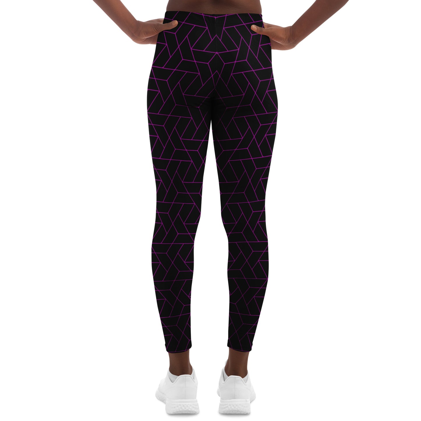 DISOBEY Festival Leggings - CYBERBLACK FUSCHIA