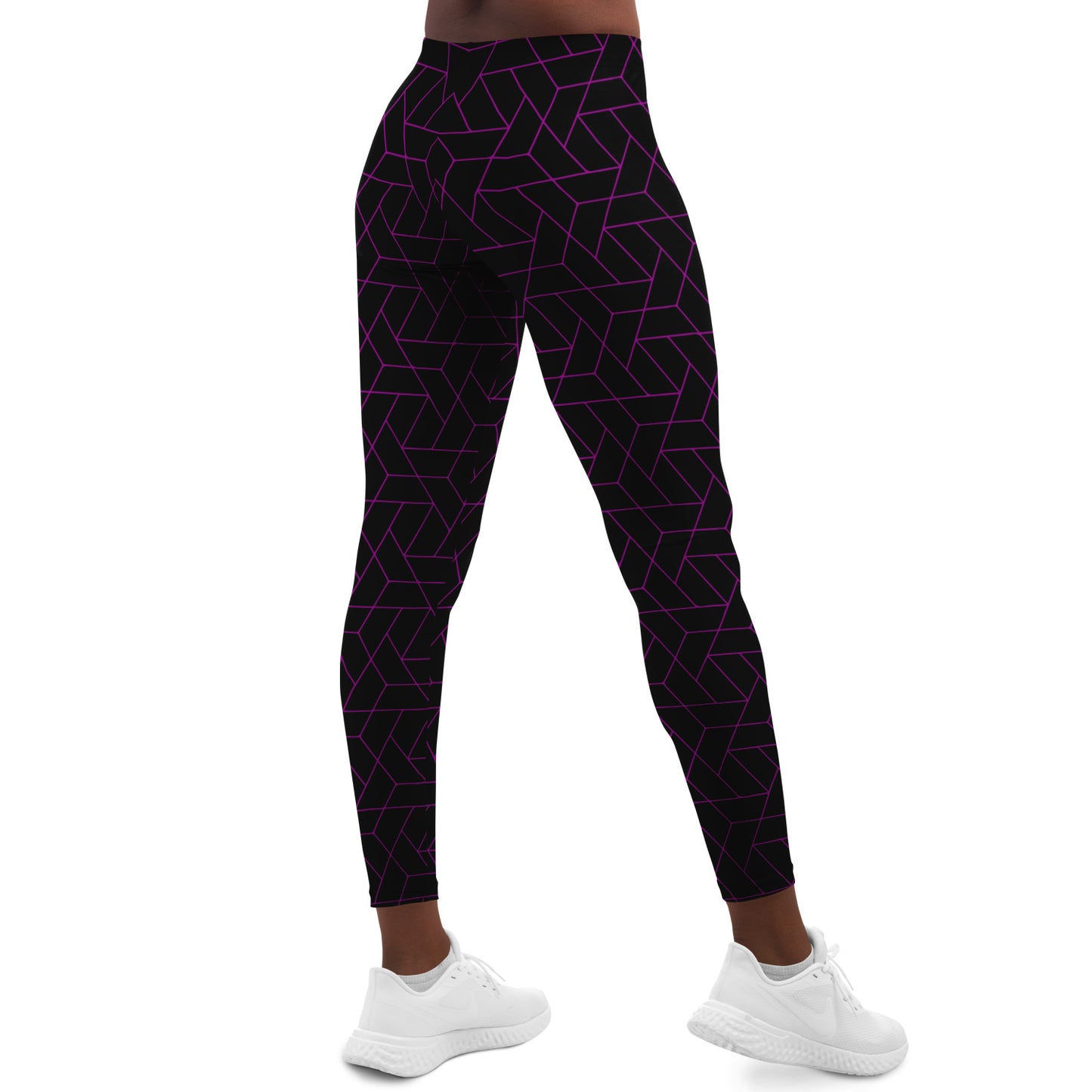 DISOBEY Festival Leggings - CYBERBLACK FUSCHIA