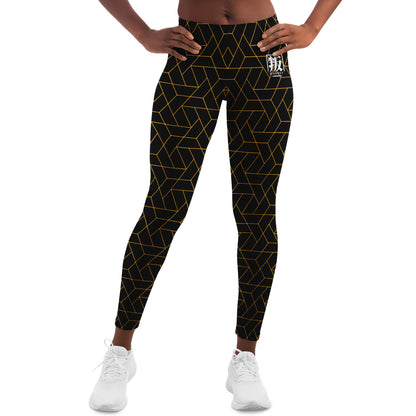 DISOBEY Festival Leggings  -  CYBERBLACK CITRUS