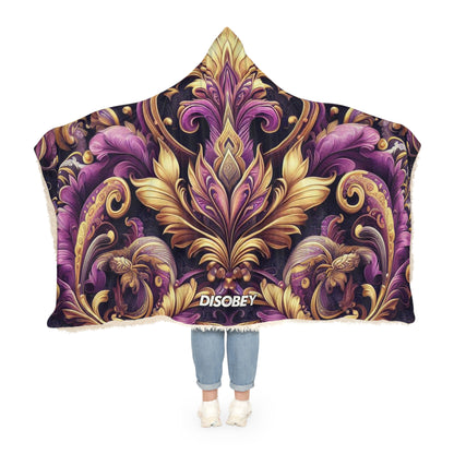 Hooded Snuggle Blanket - PURPLE TREASURE