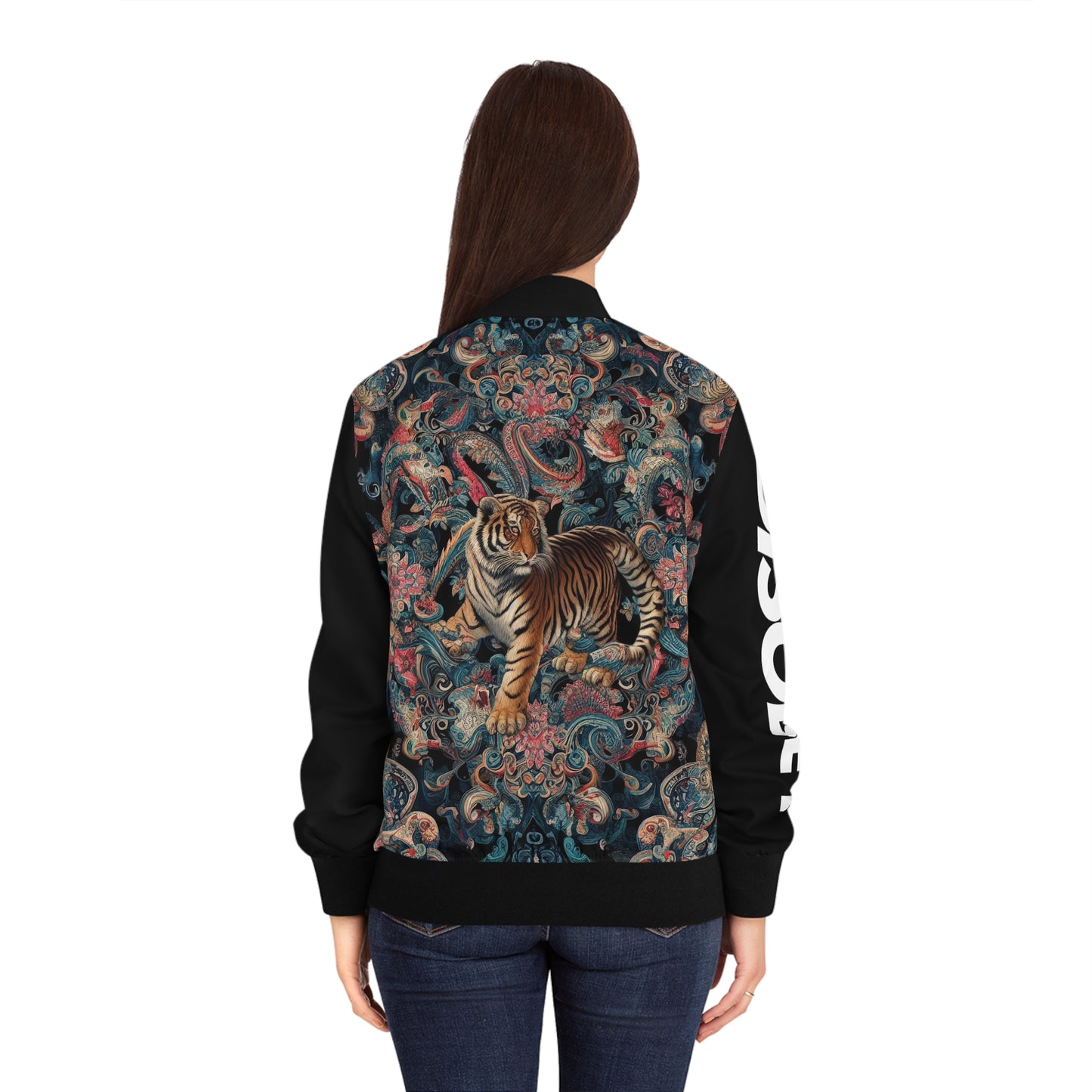 Women's Bomber Jacket (TIGER PLAY)