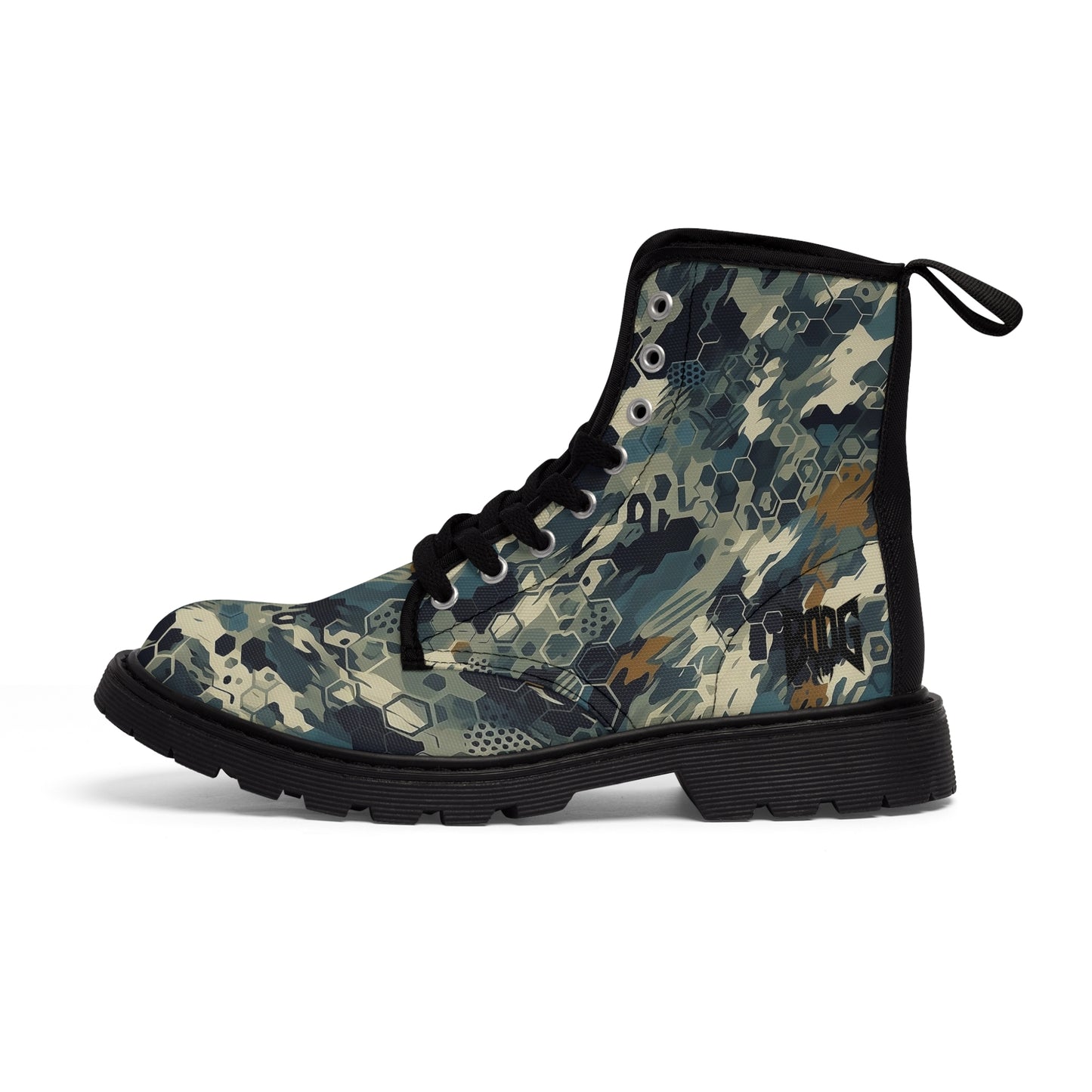 HEXCAM Rhodesian Blue Men's Canvas Boots