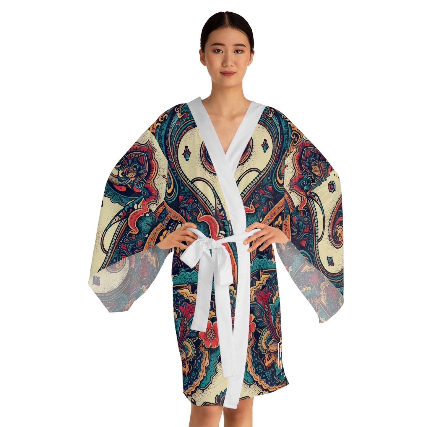 Long Sleeve Kimono Robe (ORIENTAL FLAVOR)