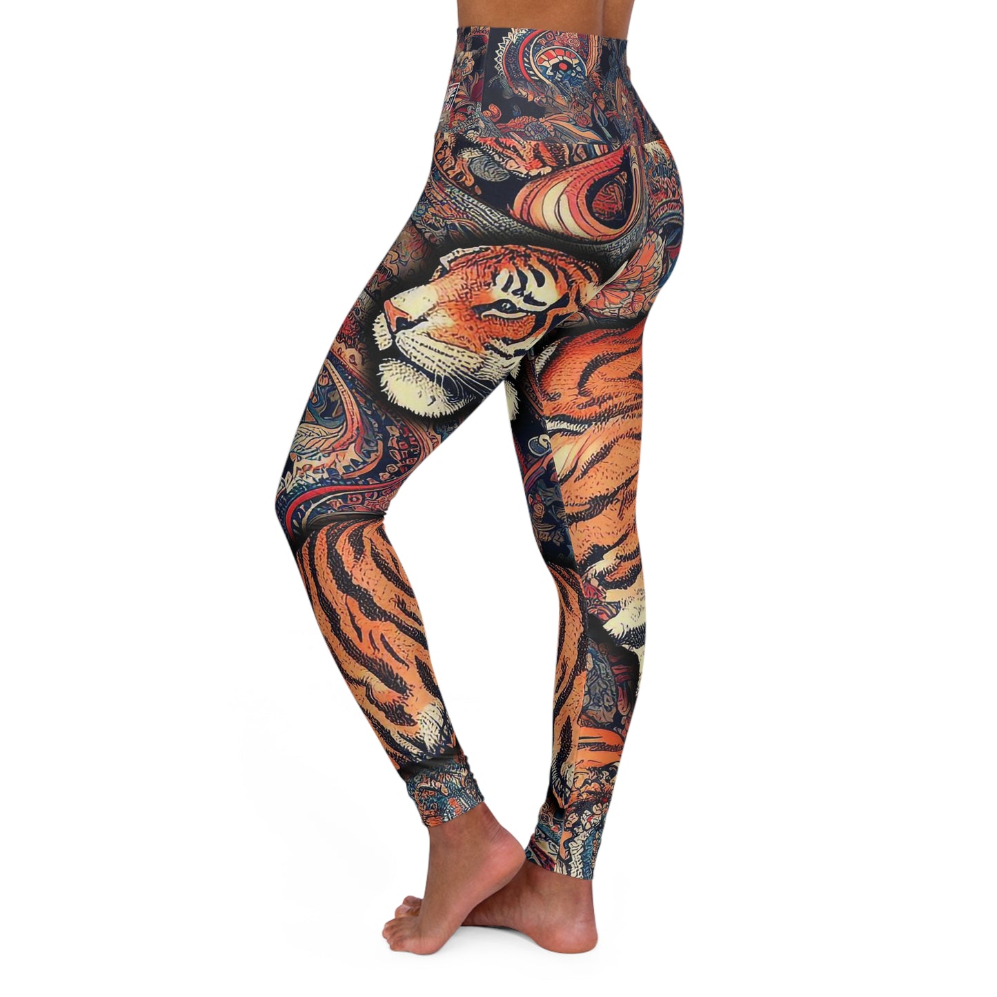 High Waisted Leggings (TIGERS ARE FRIENDS)