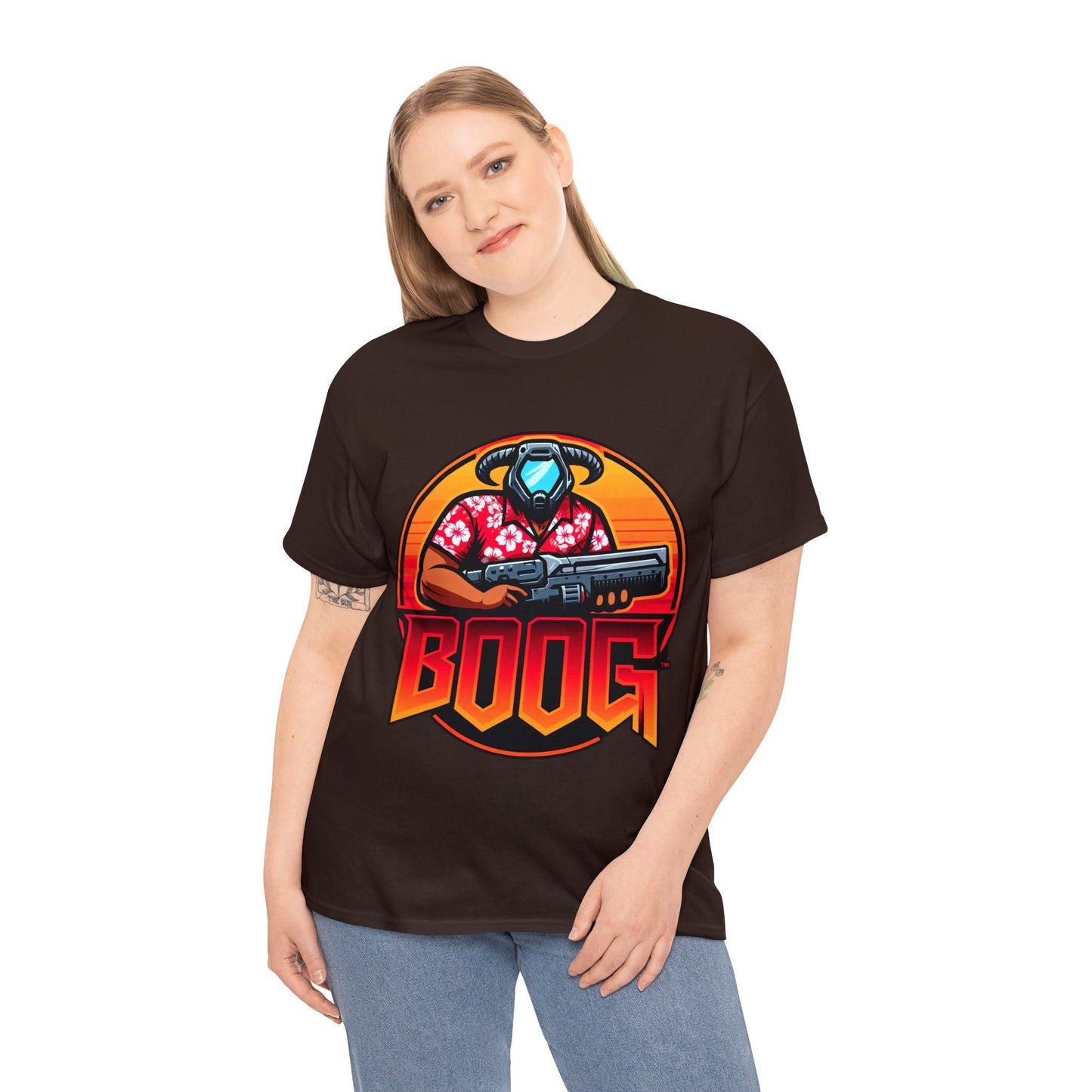 BOOG Basic Heavy Cotton Unisex Tee - BOOG LOGO