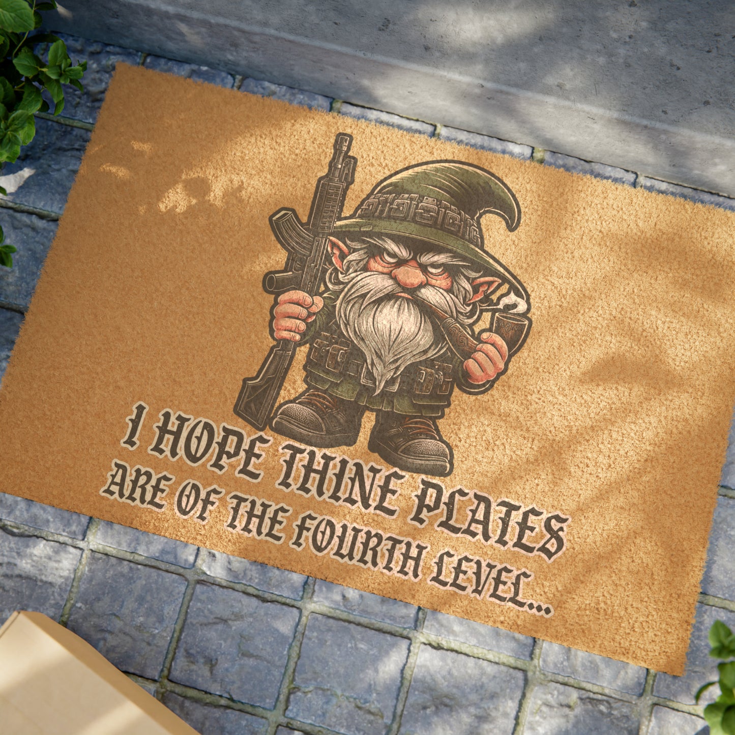 DISOBEY Doormat - Level IV Dwarf