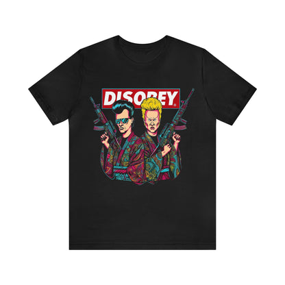 DISOBEY Short Sleeve Tee - GUNKATA SAMURAI BUDDIES