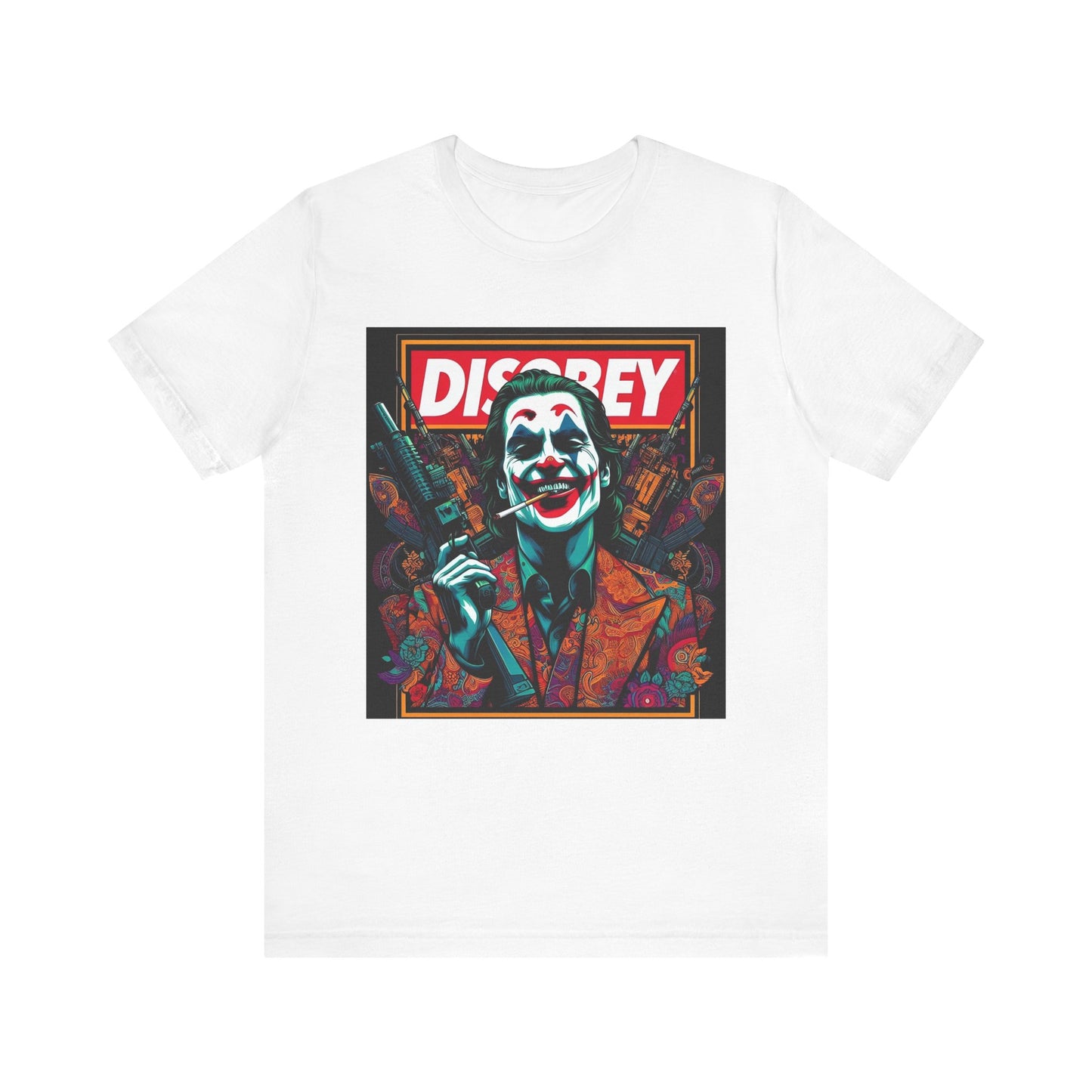 DISOBEY Unisex Tee (ARMED CLOWN 2)