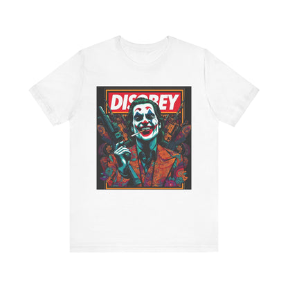 DISOBEY Unisex Tee (ARMED CLOWN 2)