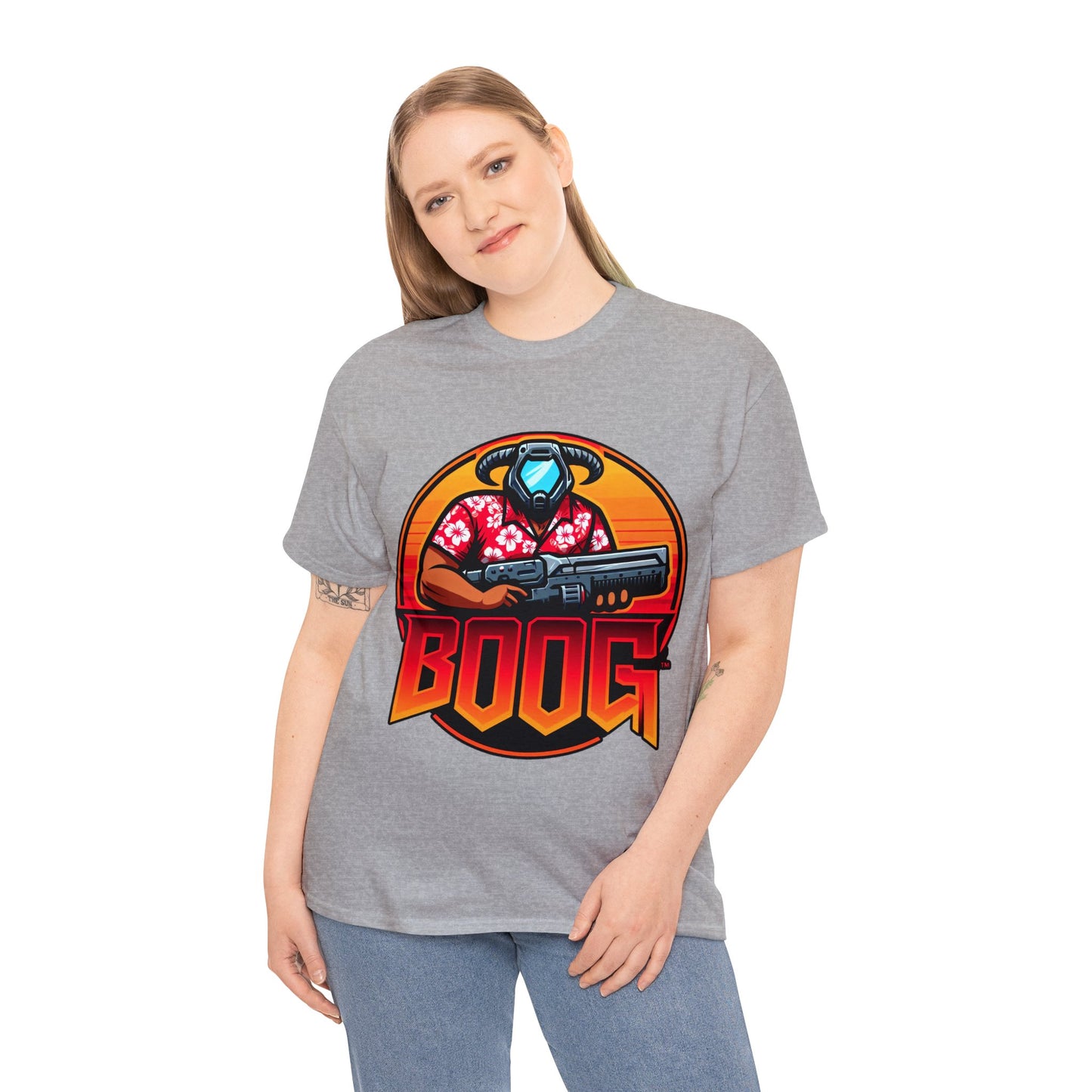 BOOG Basic Heavy Cotton Unisex Tee - BOOG LOGO