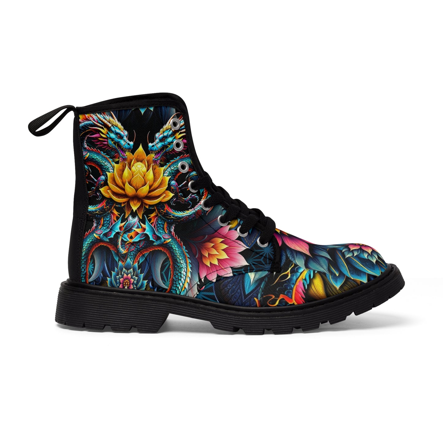 DISOBEY Women's Canvas Boots - LOTUSFACE 2025