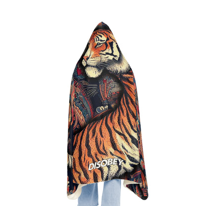 Hooded Snuggle Blanket - TIGERS ARE FRIENDS