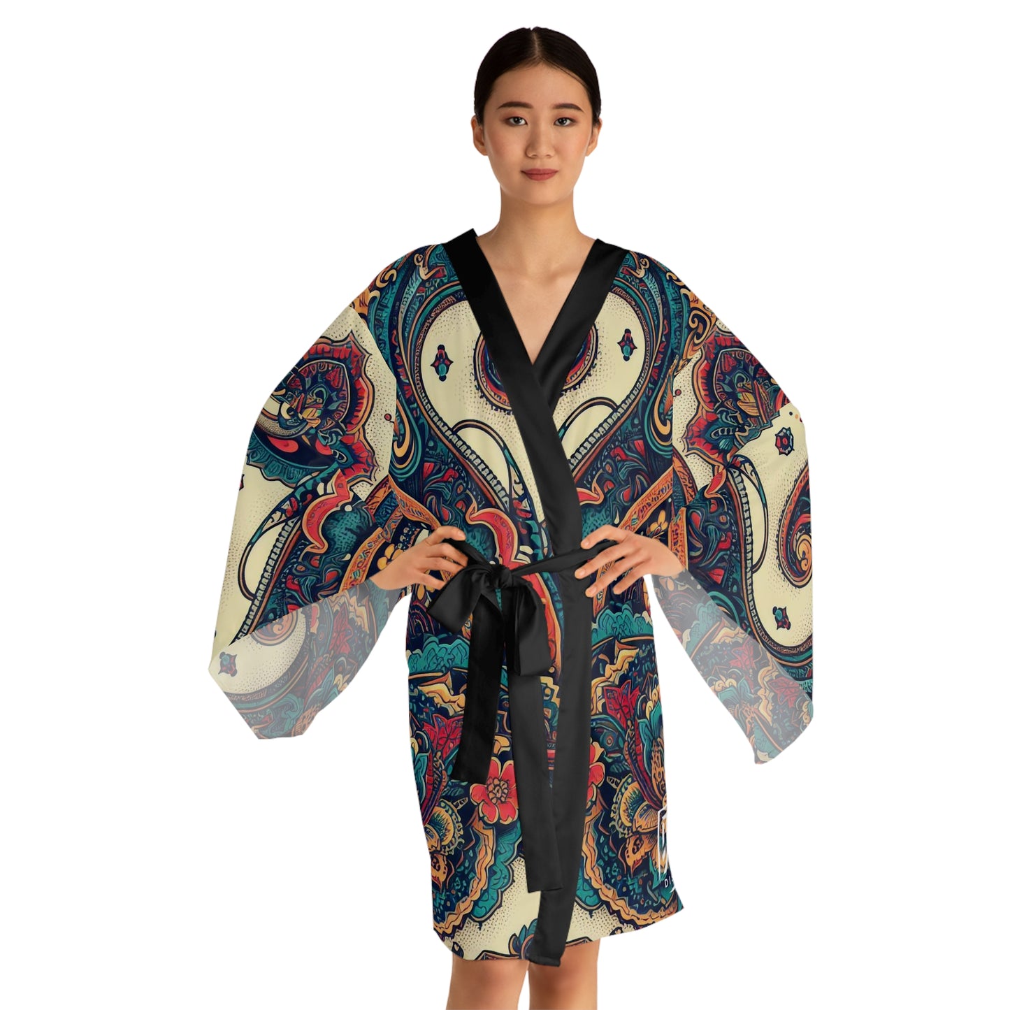 Long Sleeve Kimono Robe (ORIENTAL FLAVOR)