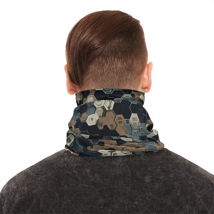 Hexcam Mountain Winter Neck Gaiter With Drawstring