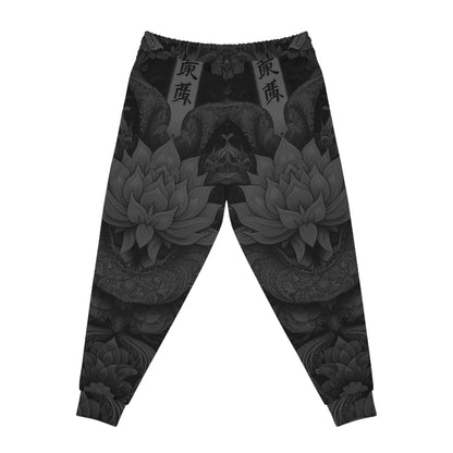 DISOBEY Athletic Joggers (LOTUSFACE BLACK)