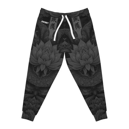 DISOBEY Athletic Joggers (LOTUSFACE BLACK)