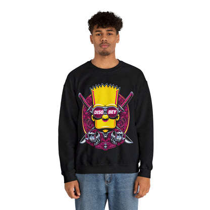 DISOBEY Crewneck Sweatshirt (BRAT SHIELD)