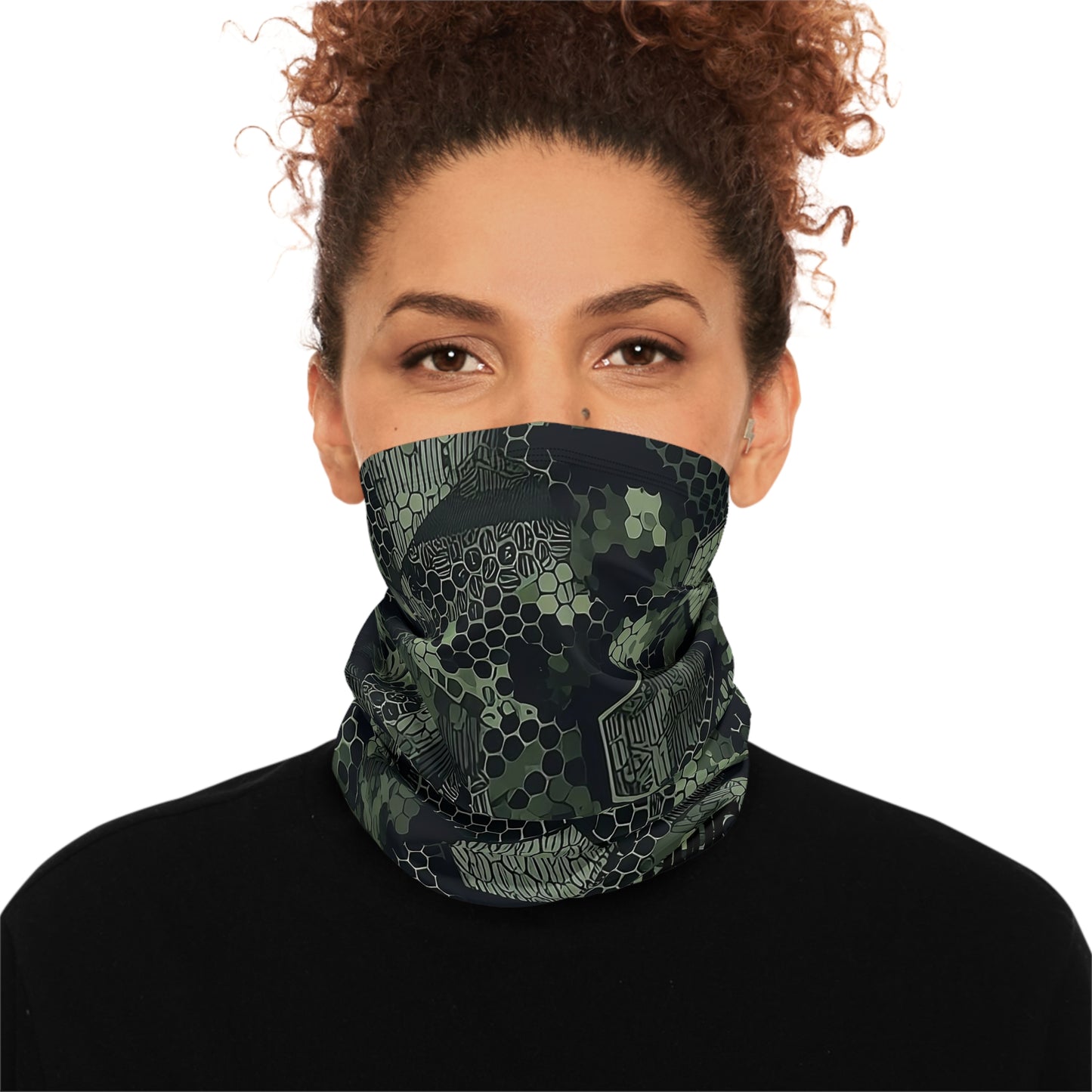 Hexcam Jungle Winter Neck Gaiter With Drawstring