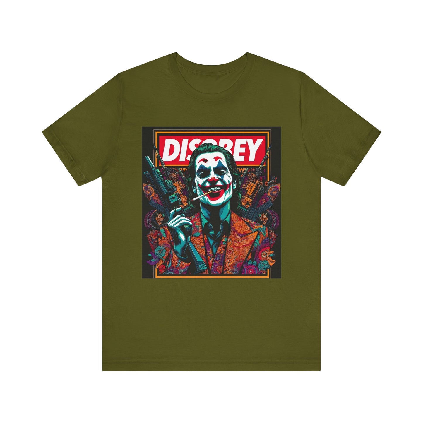 DISOBEY Unisex Tee (ARMED CLOWN 2)