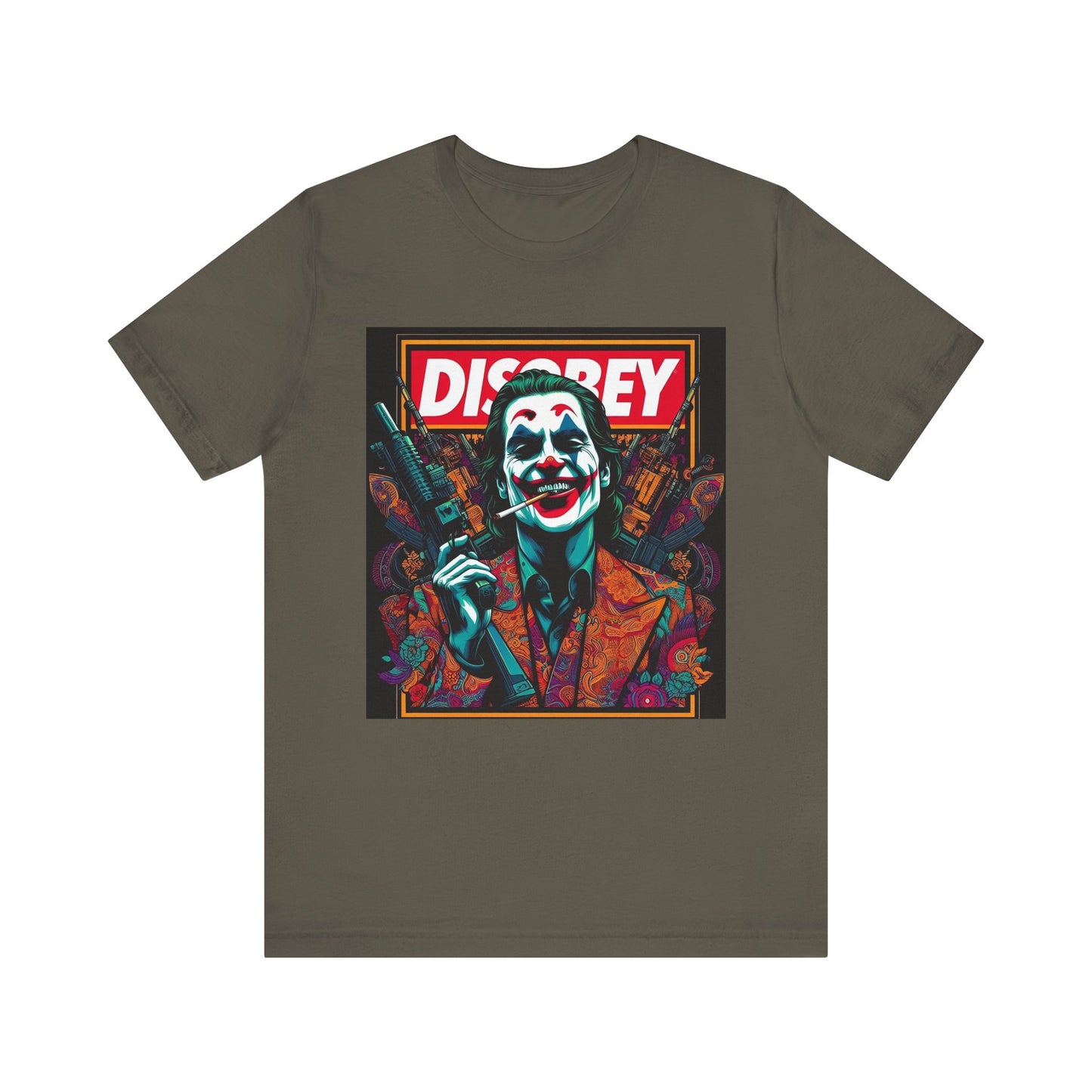 DISOBEY Unisex Tee (ARMED CLOWN 2)