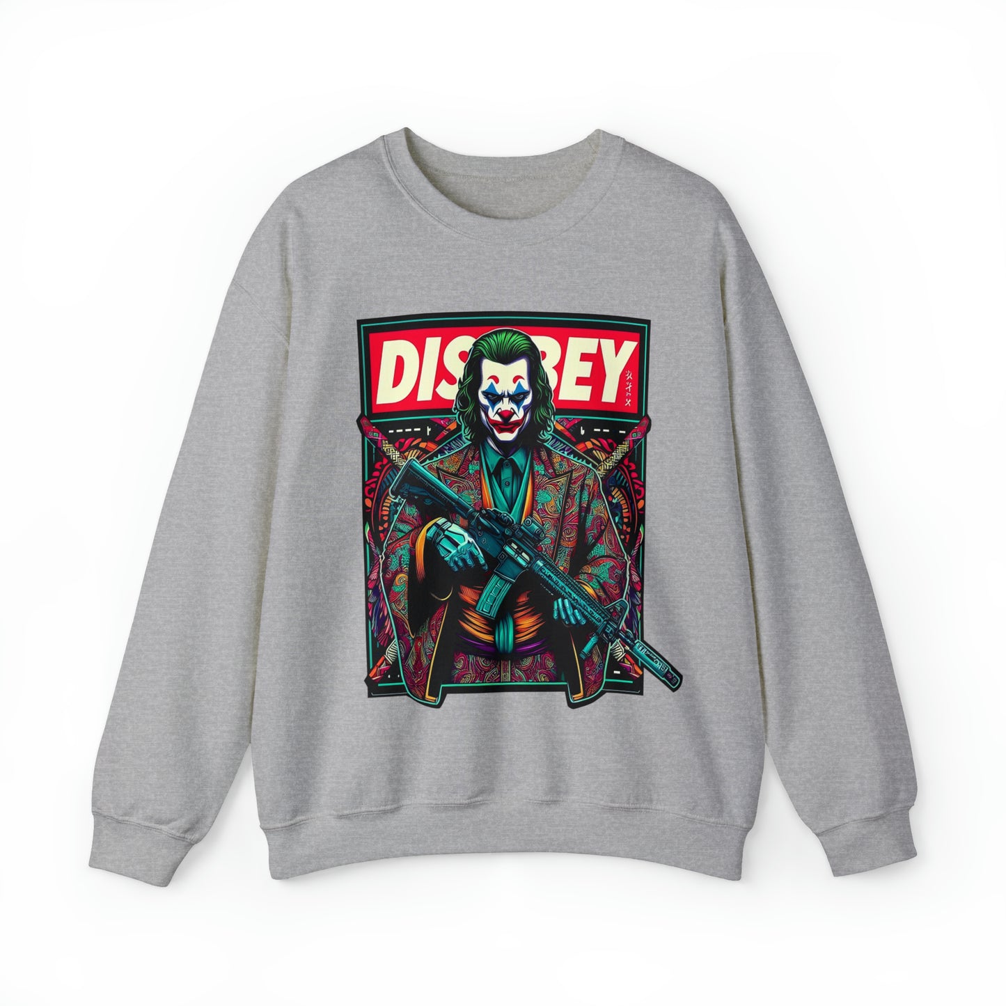 DISOBEY Crewneck Sweatshirt (ARMED CLOWN)