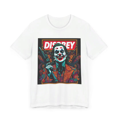 DISOBEY Unisex Tee (ARMED CLOWN 2)