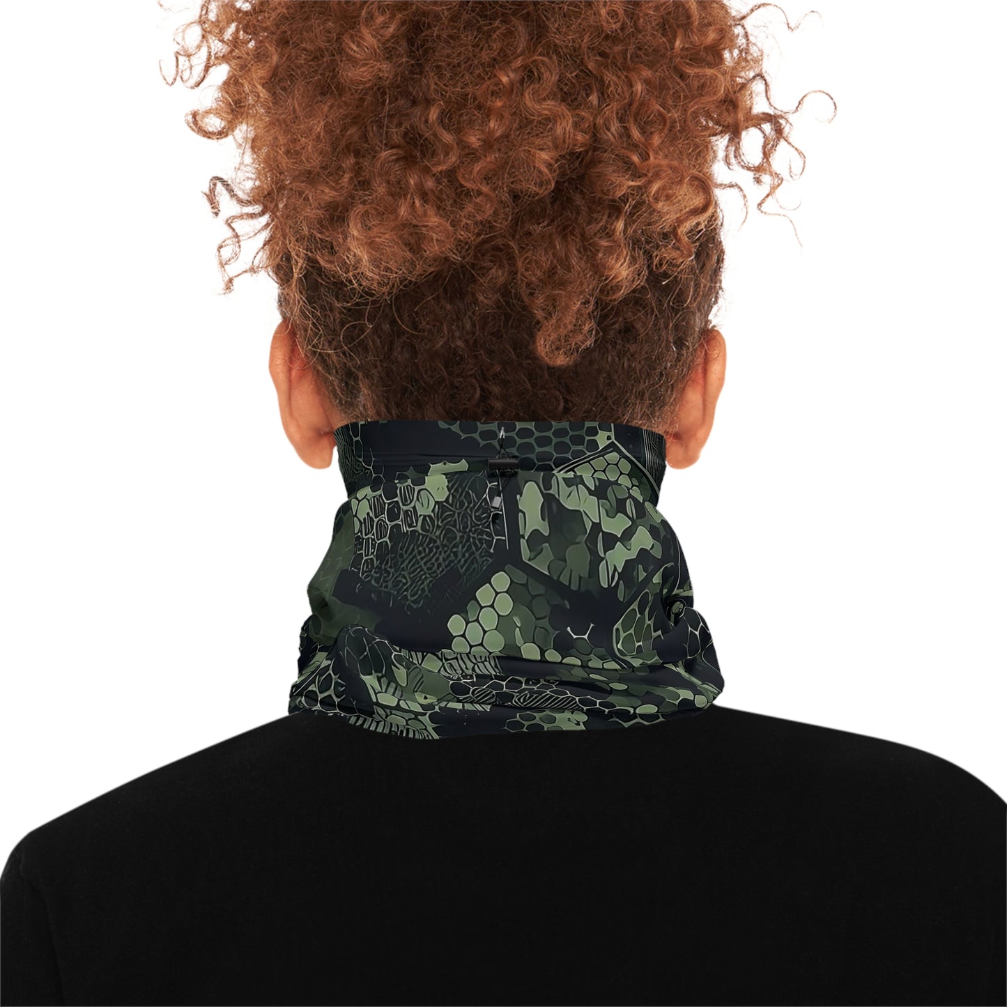 Hexcam Jungle Winter Neck Gaiter With Drawstring