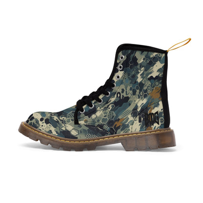 HEXCAM Rhodesian Blue Men's Canvas Boots