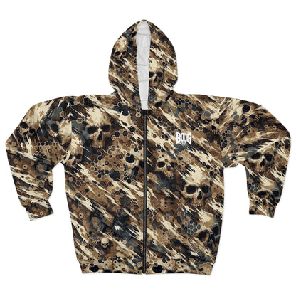 Hexcam Skull Desert Camo Hoodie