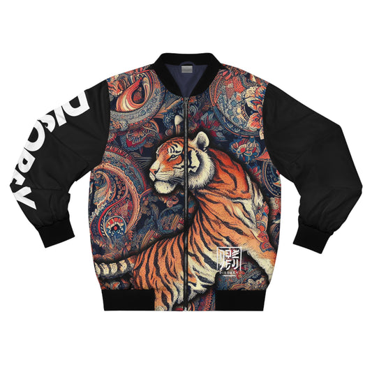 DISOBEY Men's Bomber Jacket (TIGERS ARE FRIENDS)