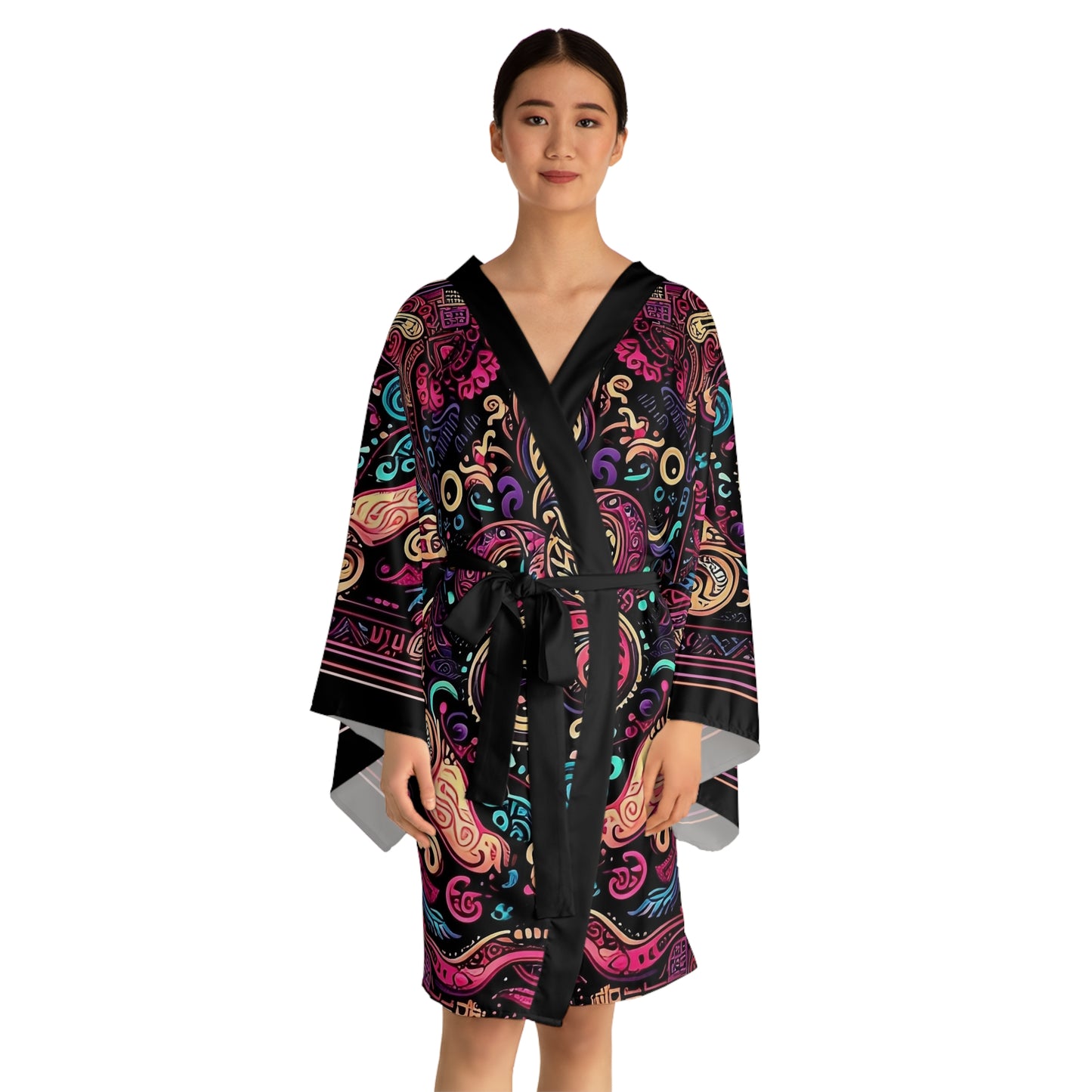 Long Sleeve Kimono Robe (KUNG POW)