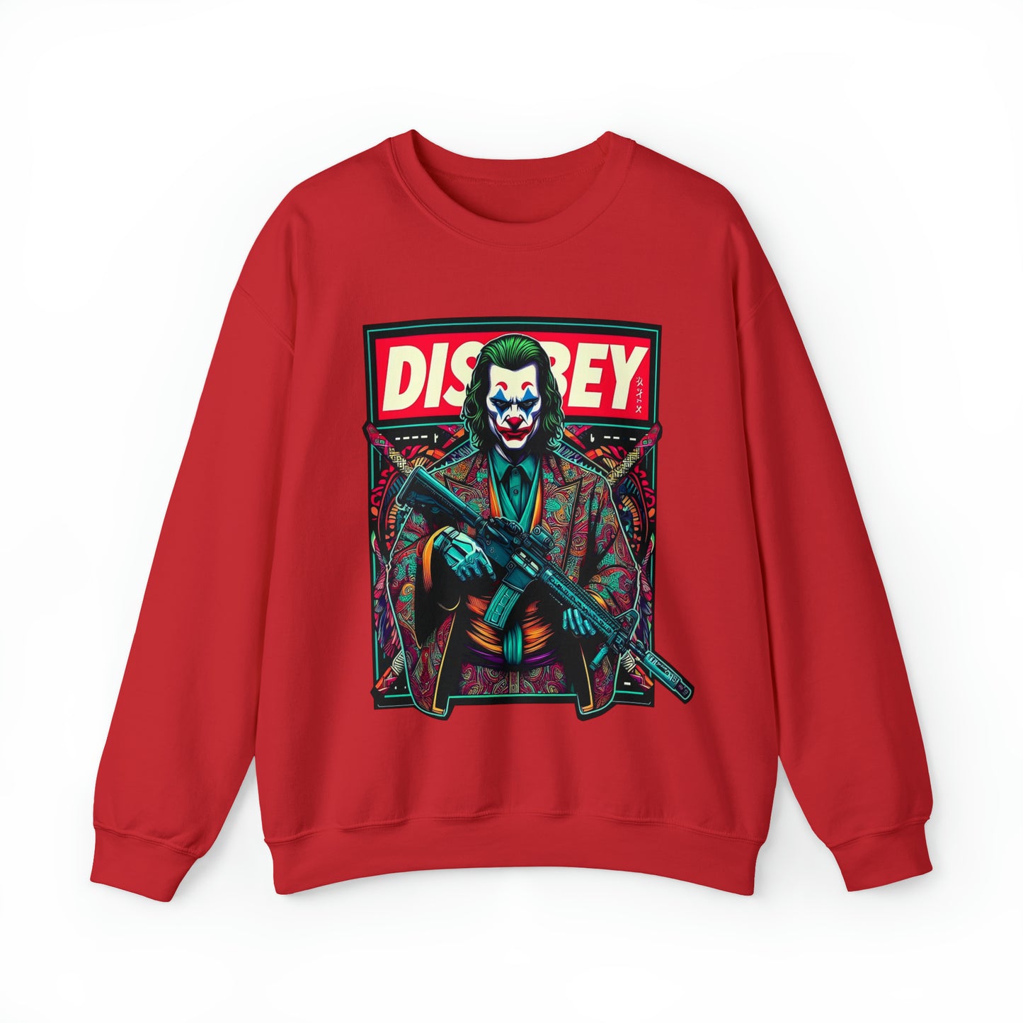 DISOBEY Crewneck Sweatshirt (ARMED CLOWN)