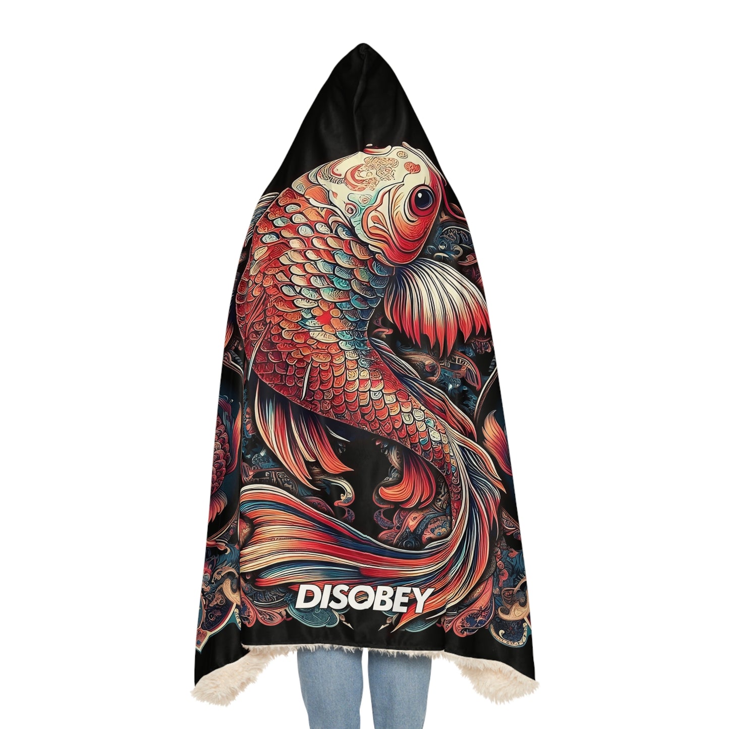 Hooded Snuggle Blanket - ROYAL KOI