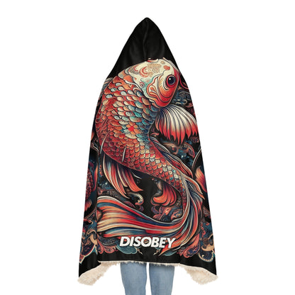 Hooded Snuggle Blanket - ROYAL KOI