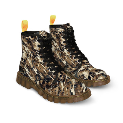 HEXCAM Desert Skull Men's Canvas Boots