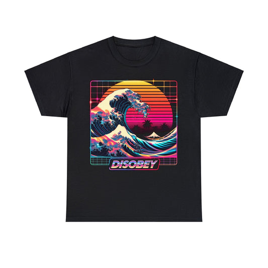 DISOBEY Classic Surf Tee - BIG WAVE 1
