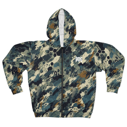 Hexcam Rhodesian Blue Camo Hoodie