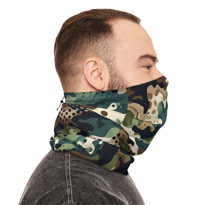 Hexcam Multisplat Winter Neck Gaiter With Drawstring