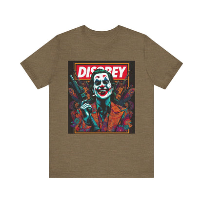 DISOBEY Unisex Tee (ARMED CLOWN 2)