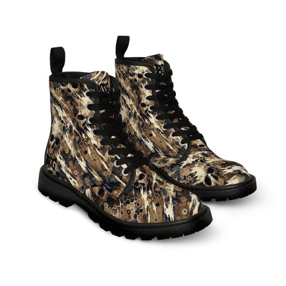 HEXCAM Desert Skull Men's Canvas Boots