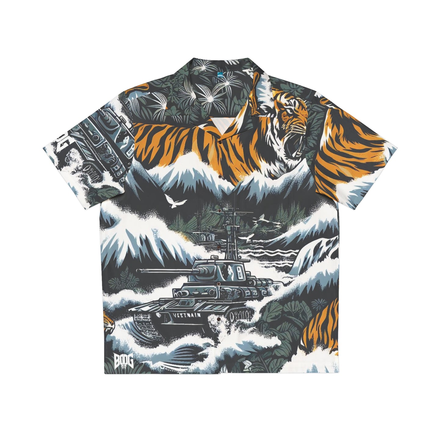 BOOG Men's Hawaiian Shirt (Tiger Mountain)