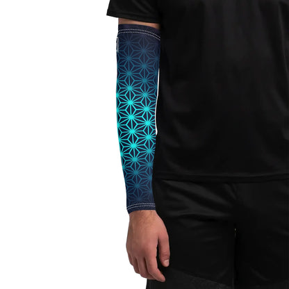 LOTUSFACE BLACK Cooling UV Protective Festival Arm Sleeves