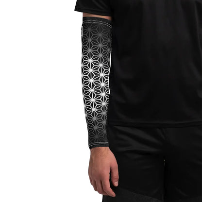 SACRED G BLACK Cooling UV Protective Festival Arm Sleeves