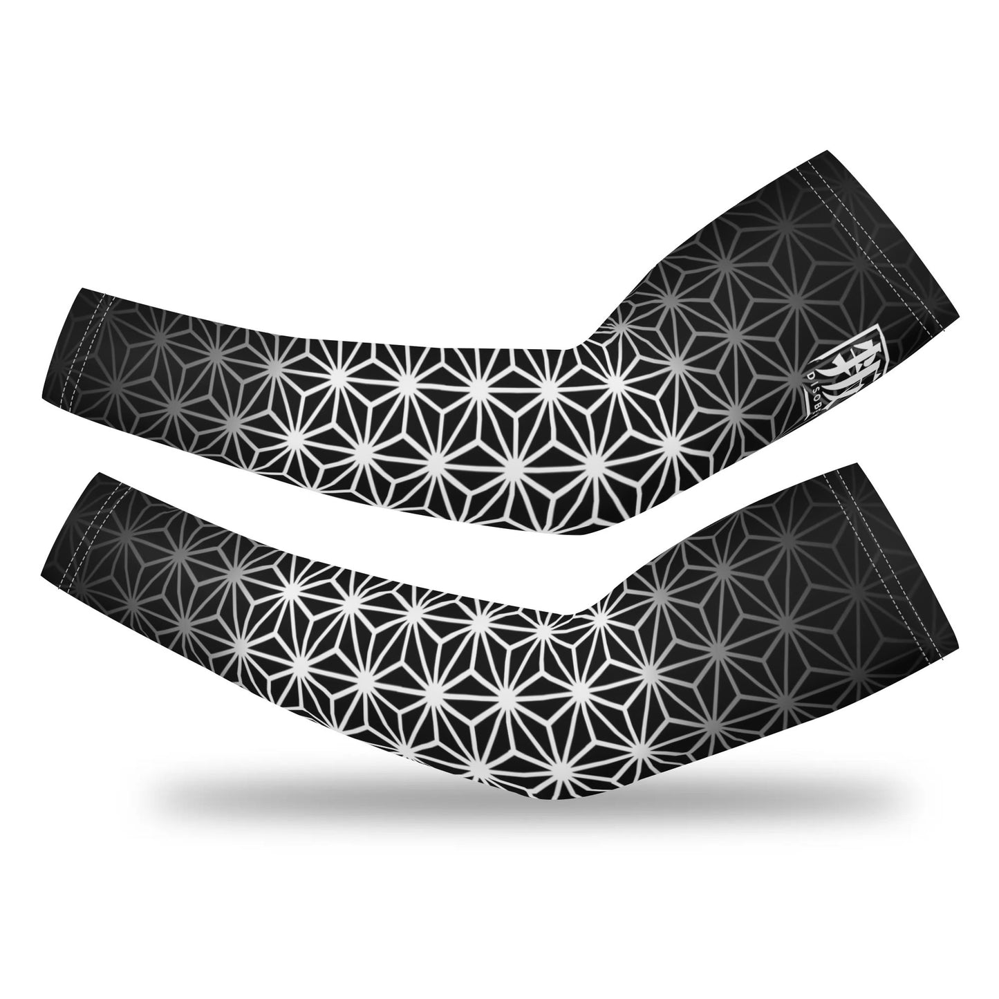 SACRED G BLACK Cooling UV Protective Festival Arm Sleeves