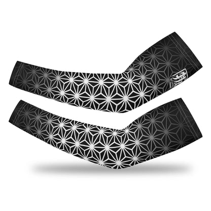 SACRED G BLACK Cooling UV Protective Festival Arm Sleeves